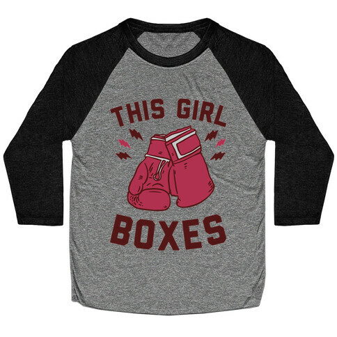 This Girl Boxes Baseball Tee