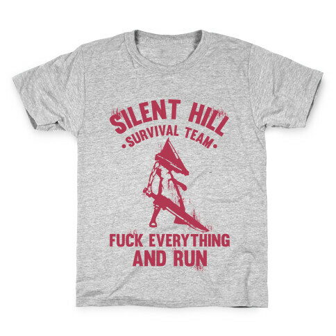 Silent Hill Survival Team F*** Everything And Run Kids T-Shirt