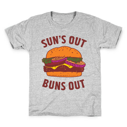 Sun's Out Buns Out Kids T-Shirt