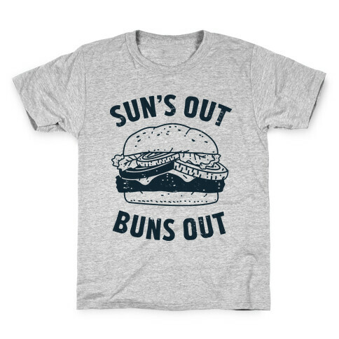 Sun's Out Buns Out Kids T-Shirt