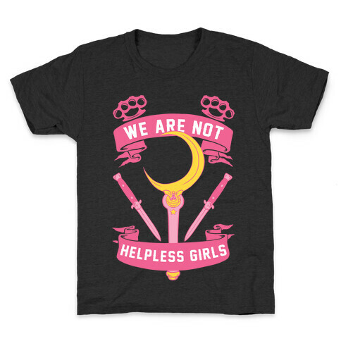 We Are Not Helpless Girls Moon Parody Kids T-Shirt