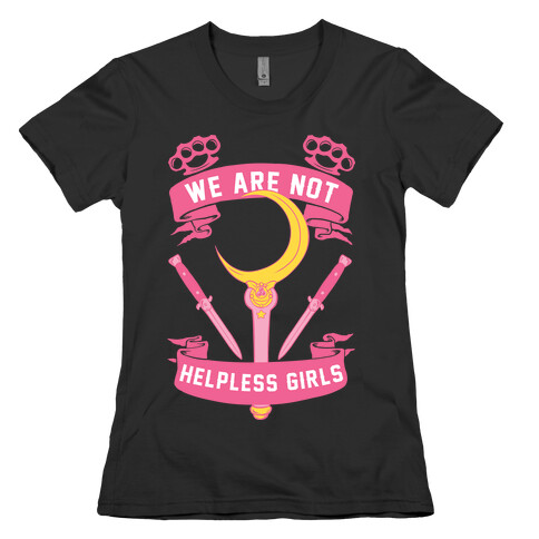 We Are Not Helpless Girls Moon Parody Womens T-Shirt