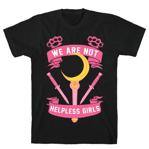 We Are Not Helpless Girls Moon Parody T-Shirt