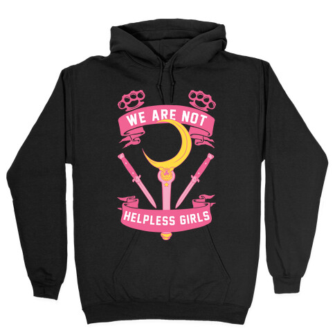 We Are Not Helpless Girls Moon Parody Hooded Sweatshirt