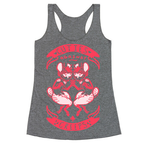 Cuties Against Creeps Racerback Tank Top