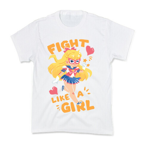 Fight Like A Girl: Venus Parody Kids T-Shirt