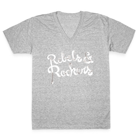 Rebels & Rockers V-Neck Tee Shirt