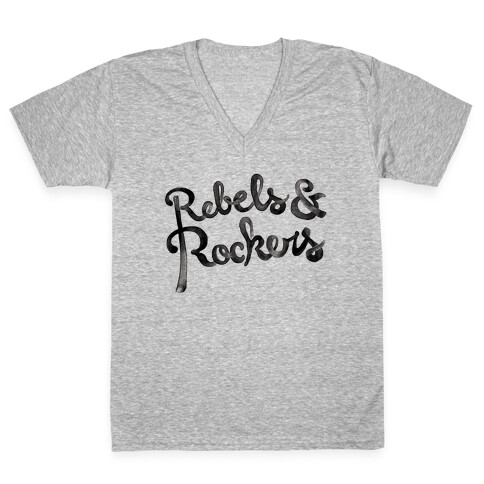 Rebels & Rockers V-Neck Tee Shirt