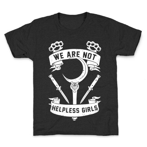 We Are Not Helpless Girls Moon Parody Kids T-Shirt