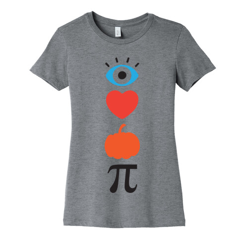 Eye Heart Pumpkin Pi (Tank) Womens T-Shirt