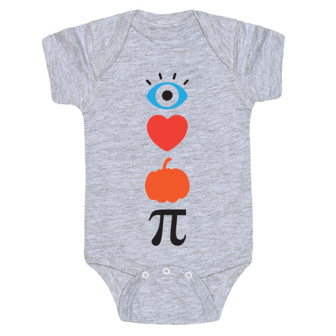 Eye Heart Pumpkin Pi (Tank) Baby One-Piece