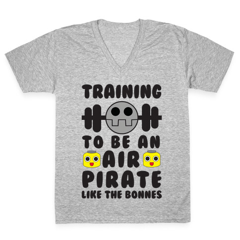 Training To Be An Air Pirate Like The Bonnes V-Neck Tee Shirt