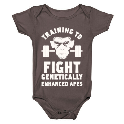 Training To Fight Genetically Enhanced Apes Baby One-Piece