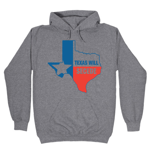 Texas Will Secede Hooded Sweatshirt