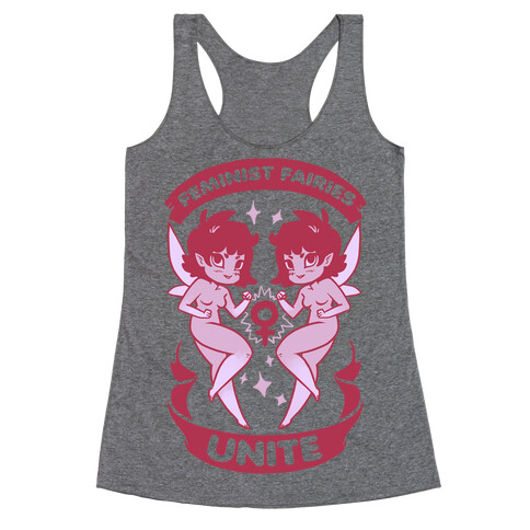 Feminist Fairies Unite Racerback Tank Top