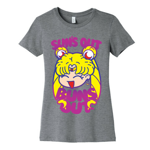 Sun's Out Buns Out Womens T-Shirt
