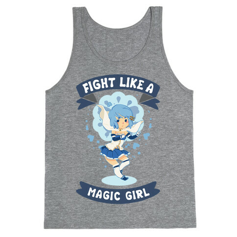 Fight Like A Magic Girl Parody Sayaka Tank Top