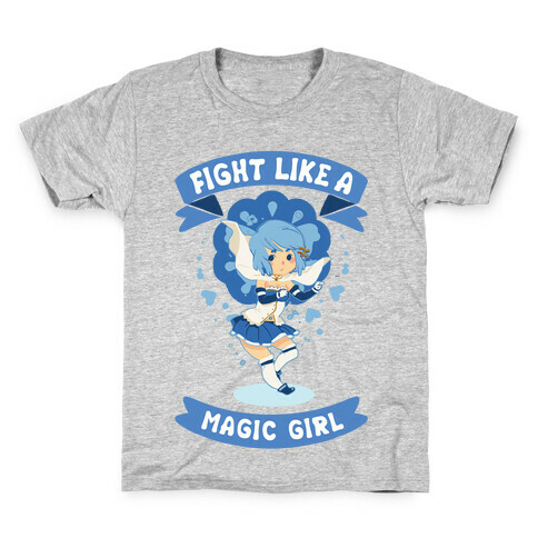 Fight Like A Magic Girl Sayaka Parody Kids T-Shirt