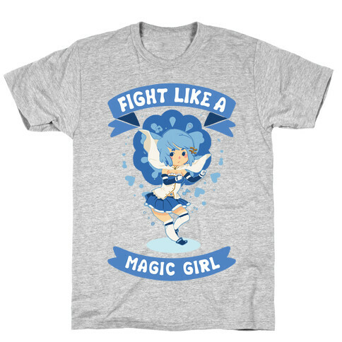 Fight Like A Magic Girl Sayaka Parody T-Shirt