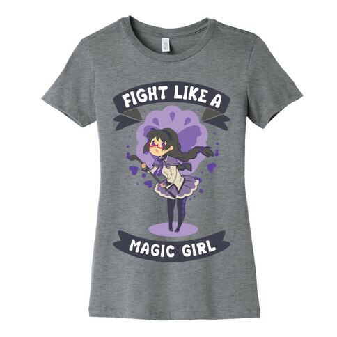 Fight Like A Magic Girl Parody Homura Womens T-Shirt