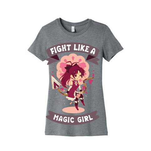 Fight Like A Magic Girl Kyoko Womens T-Shirt
