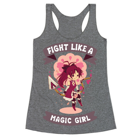 Fight Like A Magic Girl Kyoko Racerback Tank Top