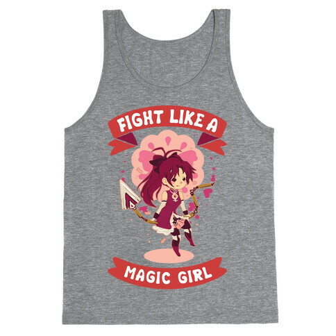 Fight Like A Magic Girl Parody Kyoko Tank Top