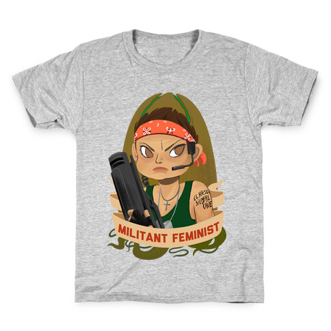 Militant Feminist Kids T-Shirt
