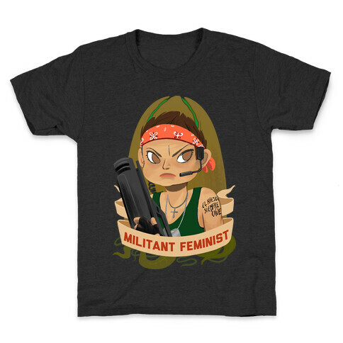 Militant Feminist Kids T-Shirt