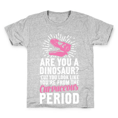 Curvaceous Period Kids T-Shirt