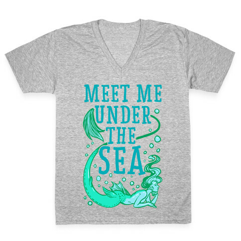 Meet Me Under the Sea V-Neck Tee Shirt