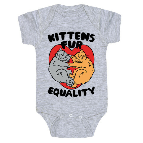 Kittens Fur Equality Baby One-Piece