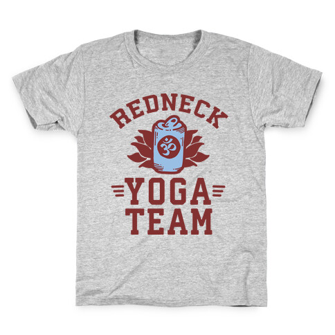 Redneck Yoga Team Kids T-Shirt