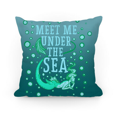 Meet Me Under the Sea Pillow