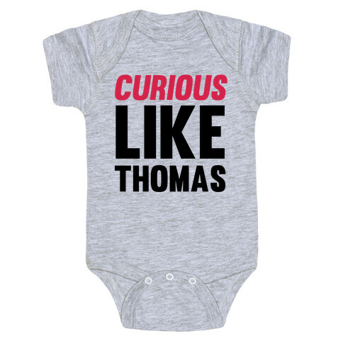 Curious Like Thomas Baby One-Piece