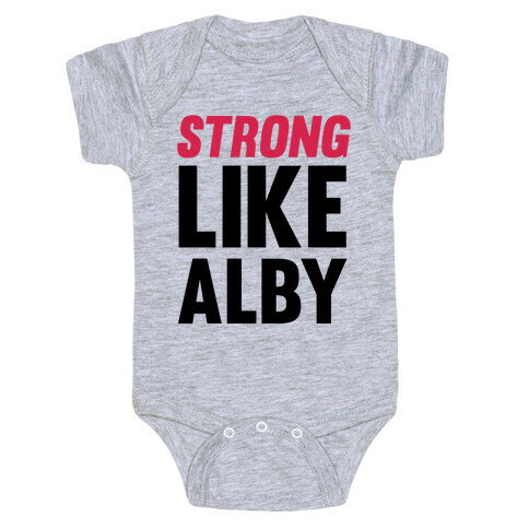 Strong Like Alby Baby One-Piece