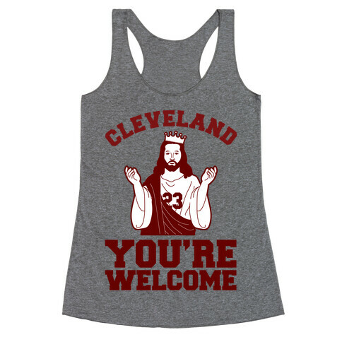 You're Welcome Cleveland Racerback Tank Top