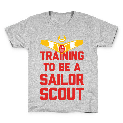 Training To Be A Sailor Scout Kids T-Shirt