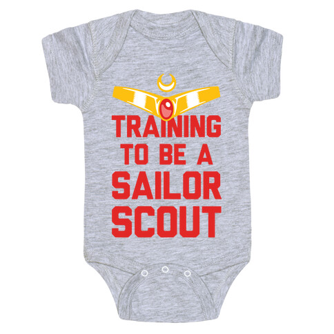 Training To Be A Sailor Scout Baby One-Piece