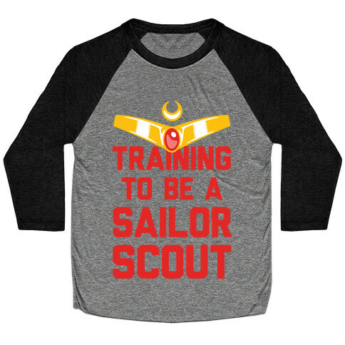 Training To Be A Sailor Scout Baseball Tee