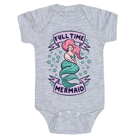 Full Time Mermaid Baby One-Piece