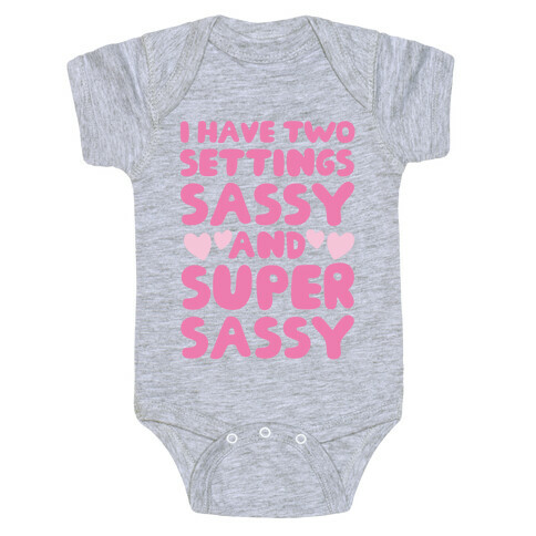 Super Sassy Baby One-Piece