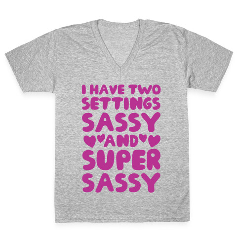 Super Sassy V-Neck Tee Shirt