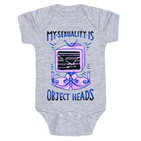 My Sexuality is Object Heads Baby One-Piece