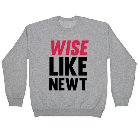 Wise Like Newt Pullover