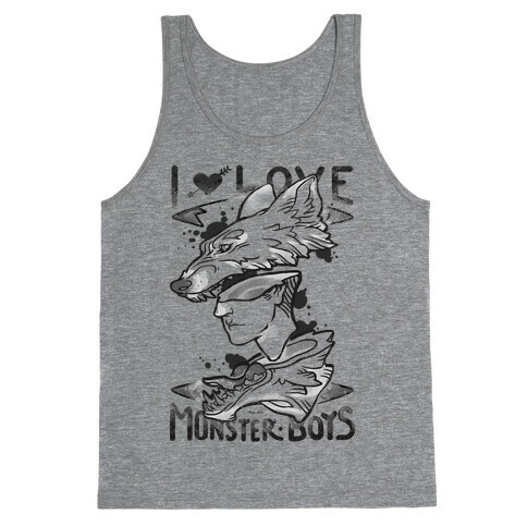 I Love Monster Boys Tank Top