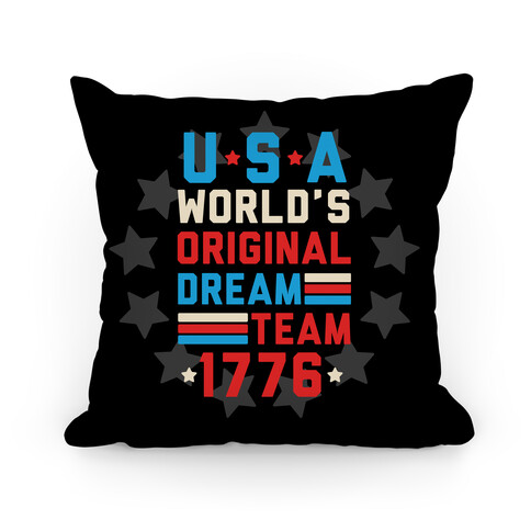 USA World's Original Dream Team 1776 Pillow