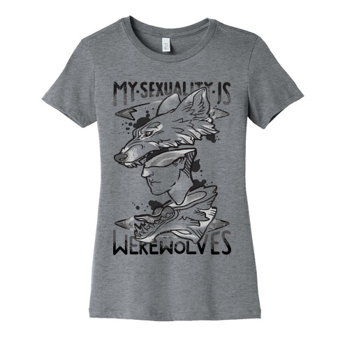 My Sexuality Is Werewolves Womens T-Shirt