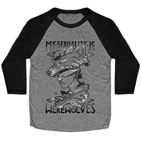My Sexuality Is Werewolves Baseball Tee
