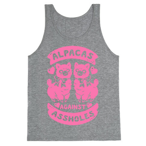 Alpacas Against Assholes Tank Top